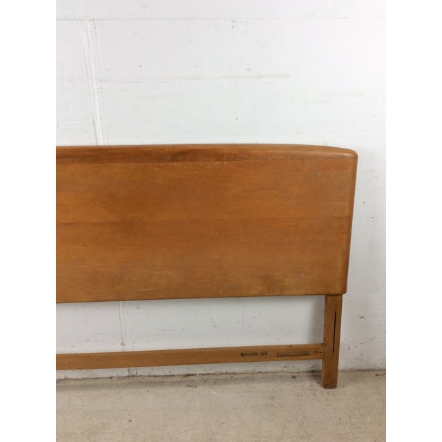 Heywood-Wakefield Mid Century Modern Full Size Headboard by Heywood Wakefield For Sale - Image 4 of 17