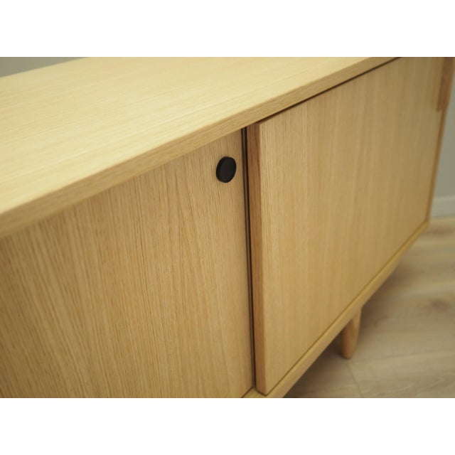 Scandinavian Blonde Oak Sideboard For Sale - Image 10 of 12