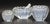 Set of 3 Blue Ercole Barovier "Bullicante" Murano Glass Vase for Barovier & Toso For Sale - Image 4 of 13