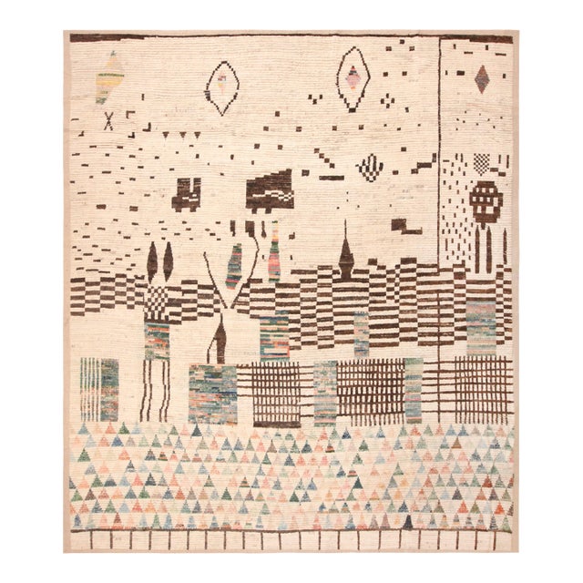 Contemporary Central Asian Area Rug For Sale