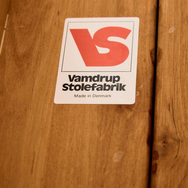 Brown Alder Wood Dining Table from Vamdrup Stolefabrik, 1960s For Sale - Image 8 of 13