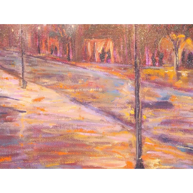 19th Century Wood Frame Oil / Canvas Wall Painting For Sale - Image 10 of 13