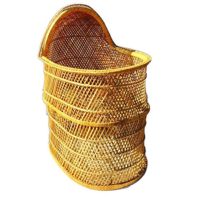Vintage Rattan Bassinet Bohemian Nursery Baby Crib Buri ...
