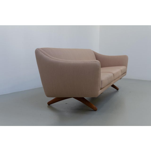 Mid-Century Danish 3-seater Sofa ML-140 by Illum Wikkelsø, 1960s. Beautiful and elegant three seater sofa designed by...