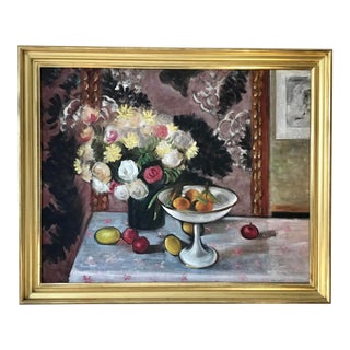 1960s Still Life Painting in the Style of Henri Matisse For Sale
