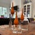 Set of Three Triangular Acrylic Candlesticks For Sale In Savannah - Image 6 of 6
