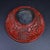 Paint Vintage Chinese Cinnabar Carved Lacquer Bowl With Dragon Motif For Sale - Image 7 of 10