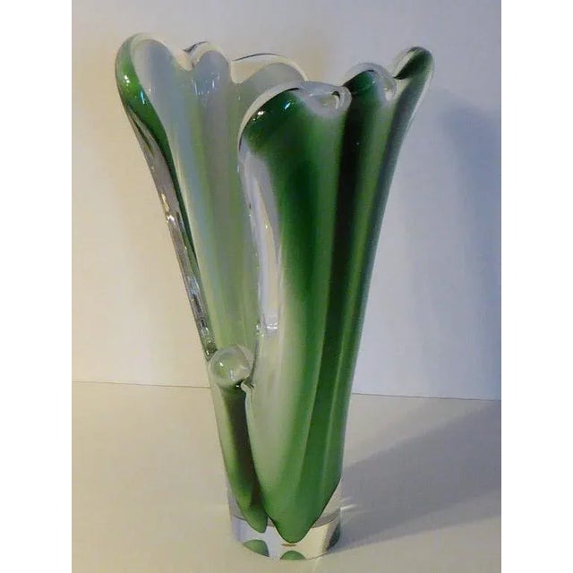 1960s 1960s Scandinavian Paul Kedelv for Flygsfors Coquille Vessel For Sale - Image 5 of 10