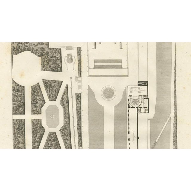 Louis-Pierre Baltard, Plan of the Château De Saint-Cloud First Floor, 1803, Engraving For Sale - Image 6 of 9