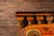 Wood Vintage Double-Sided Art Deco Painted Carnival Ride Handrail Panel For Sale - Image 7 of 11