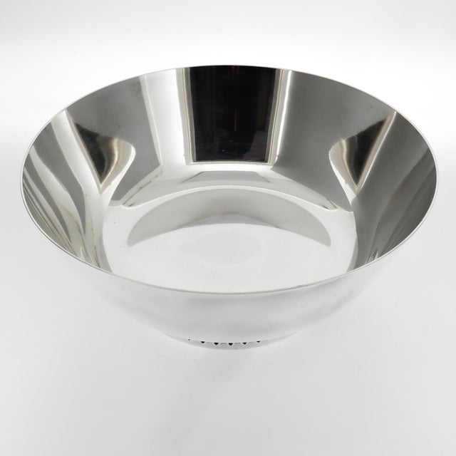 Vintage Sigvard Bernadotte Georg Jensen Modernist Sterling Silver Bowl No. 904 For Sale - Image 12 of 15