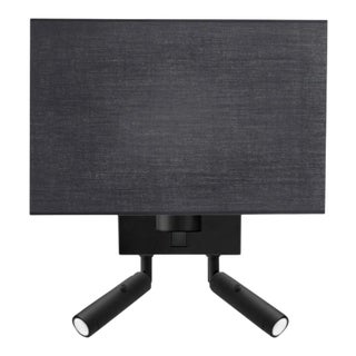 Gotham Lighting Satin Black Led Focus Reading Light With Shade For Sale