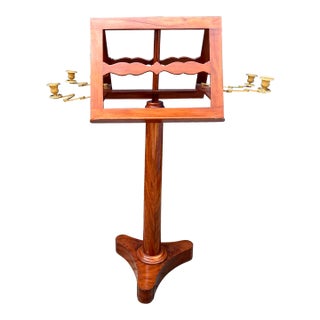 Regency Mahogany Duet Stand For Sale