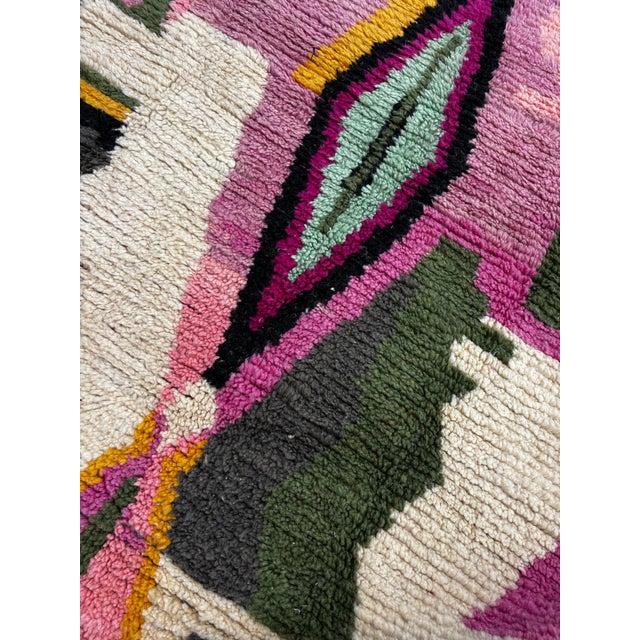 Modern Moroccan Wool Rug for Modern Interiors For Sale - Image 6 of 9