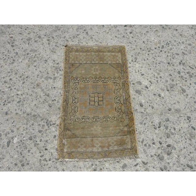 Auburn Hand Wowen Wool Turkish Rug, Rug,Vintage Rug,Beatifull Color Combination Turkish Retro Rug, Home Decor 1'6" X 2'5", Ft For Sale - Image 8 of 11