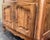 Brown Spanish Fall-Front Secretary Desk in Carved Oak, Spain, Circa 1950 For Sale - Image 8 of 11