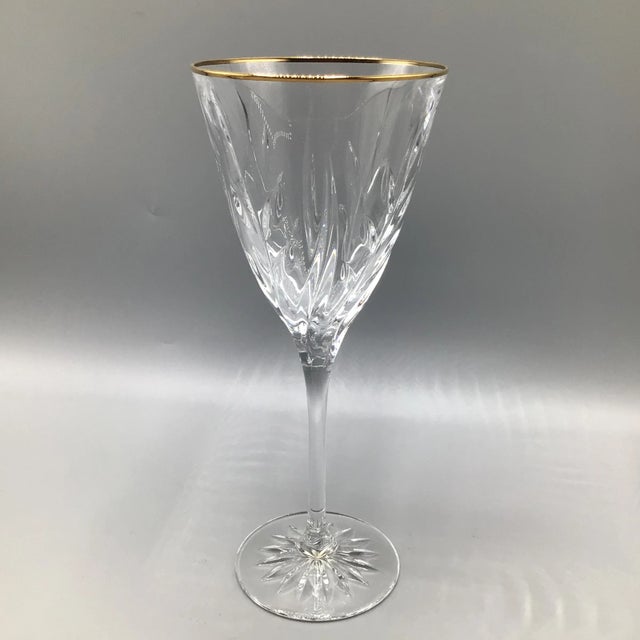 Vintage Cristal D’Arques Cassandra Wine Glasses-Set of 8 For Sale In Sacramento - Image 6 of 13
