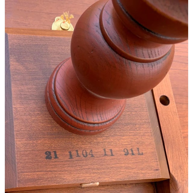 1990s Pennsylvania House Cherry Side Table, Numbered, Solid Wood For Sale In Dallas - Image 6 of 11