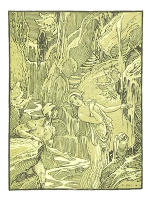Ferdinand Bac , The Revelation , Original Lithograph by F. Bac , 1922