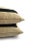 Pindler Cheminer in Natural With Black Square Ribbon Embellished Pillow Cover - 20" X 20" For Sale - Image 4 of 7