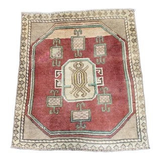 Turkish Yastik Rug 1'9" x 2'1" For Sale