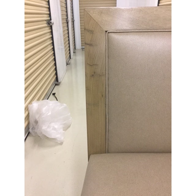 Modern Walnut Frame Bar Stools - Set of 4 For Sale - Image 4 of 12