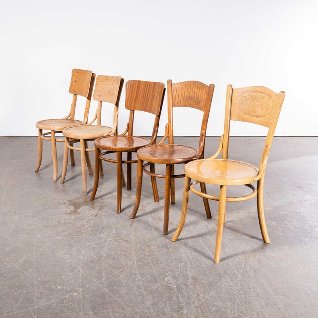 Bentwood Debrecen Panel Back Dining Chairs, 1940s, Set of 4 For Sale - Image 13 of 18