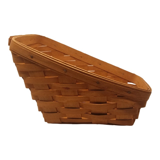 Vintage Longaberger Handwoven Basket, 1992 Chairish