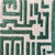 Theseus Hand-Tufted Maze Rug, Boxwood Green, 8x10 For Sale - Image 4 of 6