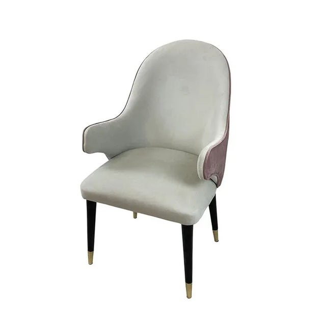 Vintage Velvet Dining Chairs, 1980s, Set of 12 For Sale - Image 4 of 7