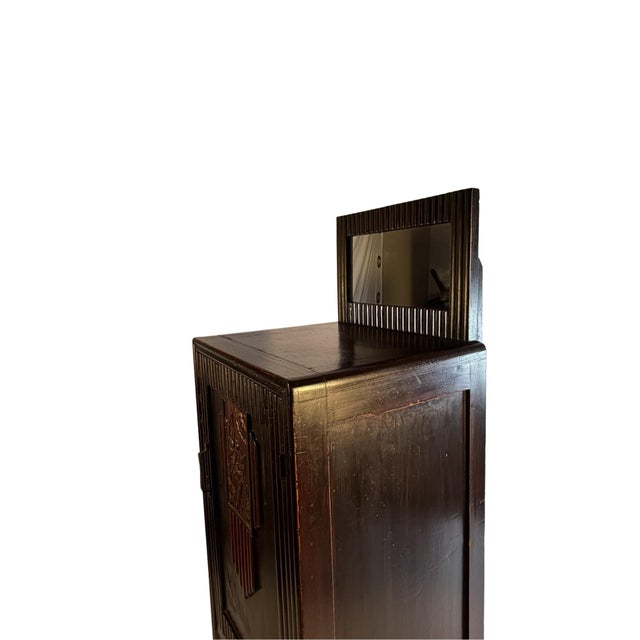 Petite Chinese Art Deco Night Table From 1920's Shanghai For Sale - Image 10 of 14
