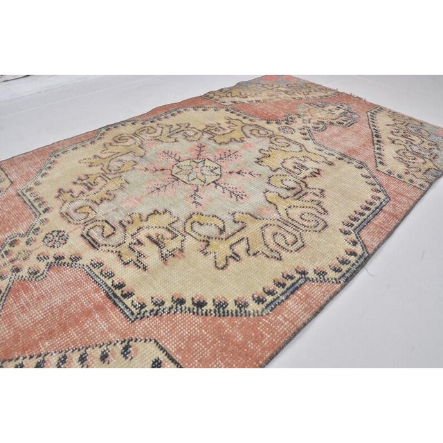 Handmade Oushak Anatolian Carpet For Sale - Image 10 of 10