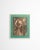 Mid 20th Century Mid 20th Century France Impressionist Teal Wood Painting For Sale - Image 5 of 15