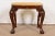Baker Furniture Historic Charleston Chippendale Carved Mahogany Stool or Ottoman For Sale - Image 9 of 11