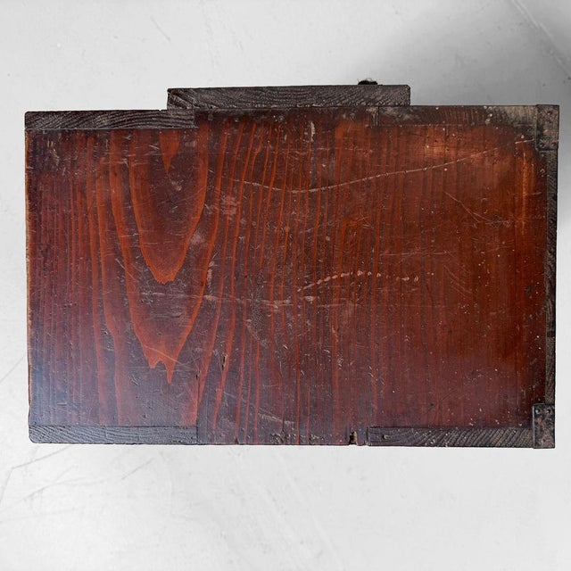 Antique Japanese Gyōshō-Bako Carrying Cabinet with 7 Drawers, 1870-1890 For Sale - Image 14 of 16