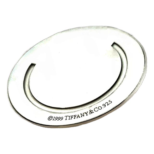 1990s Tiffany & Co. Sterling Silver "1837" Bookmark For Sale
