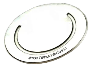1990s Tiffany & Co. Sterling Silver "1837" Bookmark