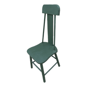 Antique Small Green Child's Chair