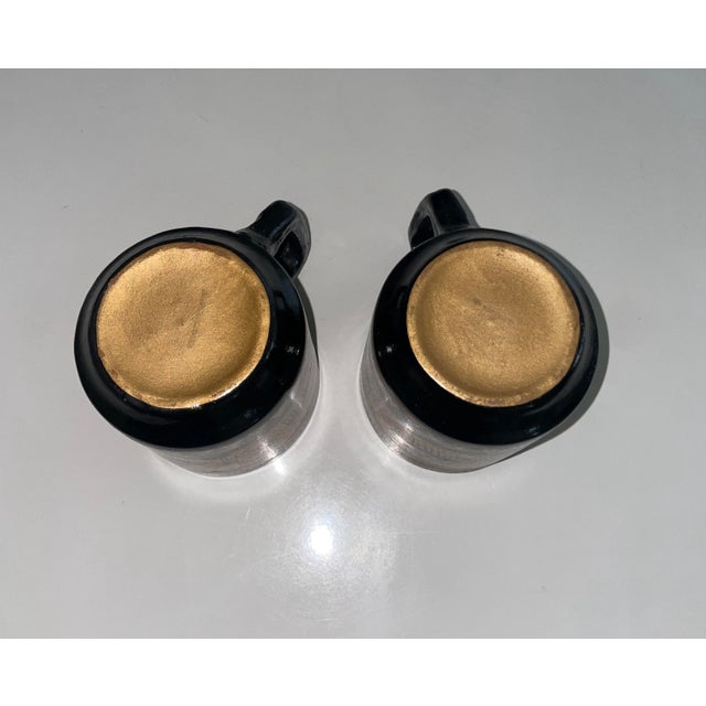 Pair of Vintage Hand Painted Greek Artistry Coffee Mugs For Sale In Miami - Image 6 of 6