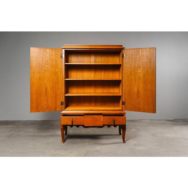 Art Nouveau Linen Wardrobe For Sale - Image 3 of 18