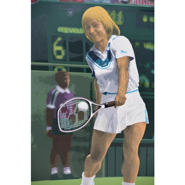 Martina Navratilova Signed Serigraph by Rick Rush C.1985 For Sale In San Francisco - Image 6 of 9