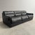 Three-Seater Sofa in Black Leather by Dreipunkt, 1970s For Sale - Image 6 of 18
