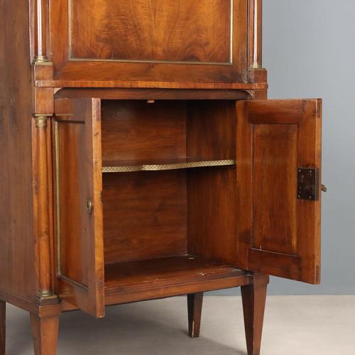 Empire Walnut Secretaire For Sale - Image 4 of 16