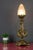 Empire Style Bronze-Colored Pewter and Frosted Cut Glass Table Lamp, 1900s For Sale - Image 4 of 18
