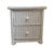 White Pair, Wicker, End Tables, Vintage All Wood, Wicker Exterior For Sale - Image 8 of 10