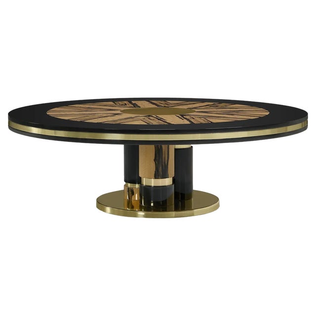 Ebony Center Table by Memoir Essence For Sale