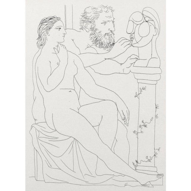 Pablo Picasso Vintage Pablo Picasso Vollard Suite Print 1956 For Sale - Image 4 of 5