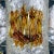 Mid-Century Modern Mid-Century Amber Murano Glass and Chrome Chandelier by Toni Zuccheri for Mazzega, Italy, 1970s For Sale - Image 3 of 13