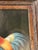 1950s Mid Century Rooster Oil Painting With Spanish Baroque Style Frame For Sale - Image 12 of 18
