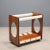 Vintage Kitchen Cart in Exotic Wood Veneer, 1960s For Sale - Image 10 of 10